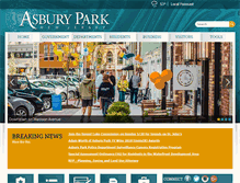 Tablet Screenshot of cityofasburypark.com